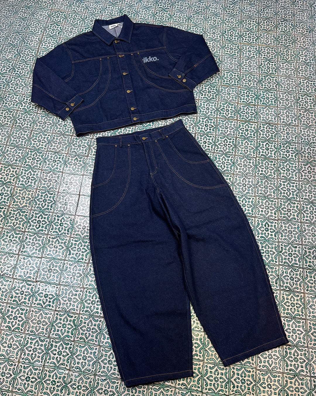 TRIKKO DENIM TRACKSUIT