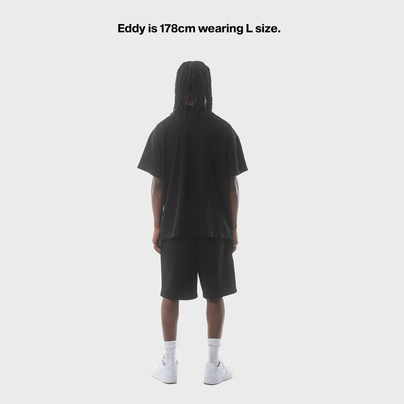 BLACK SET ZIP JACKET+SHORTS