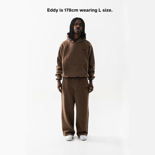 BROWN CORE SWEATPANTS