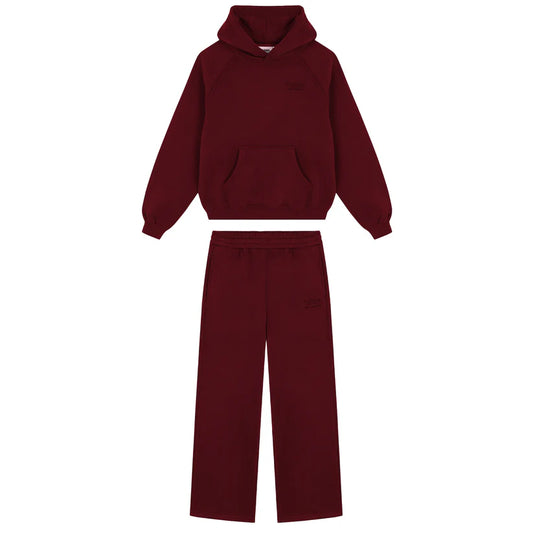 BURGUNDY TRACKSUIT