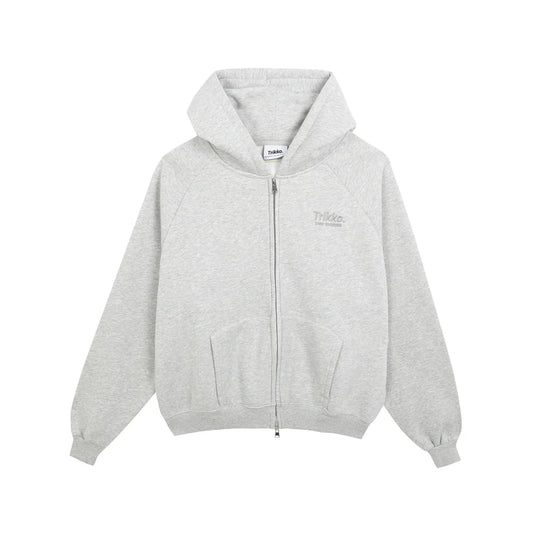 GREY ZIP JACKET
